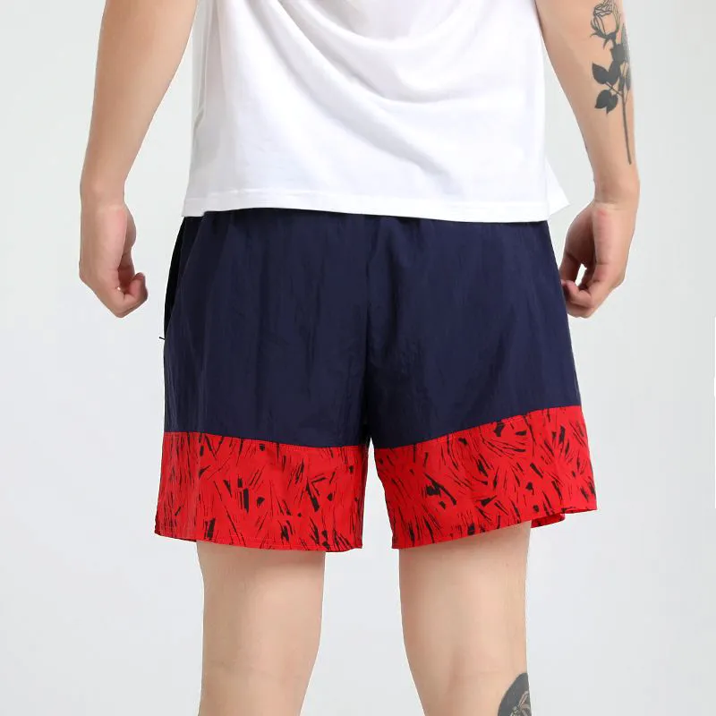 Nike Casual Shorts Men Blue, Red & Multicolor-4