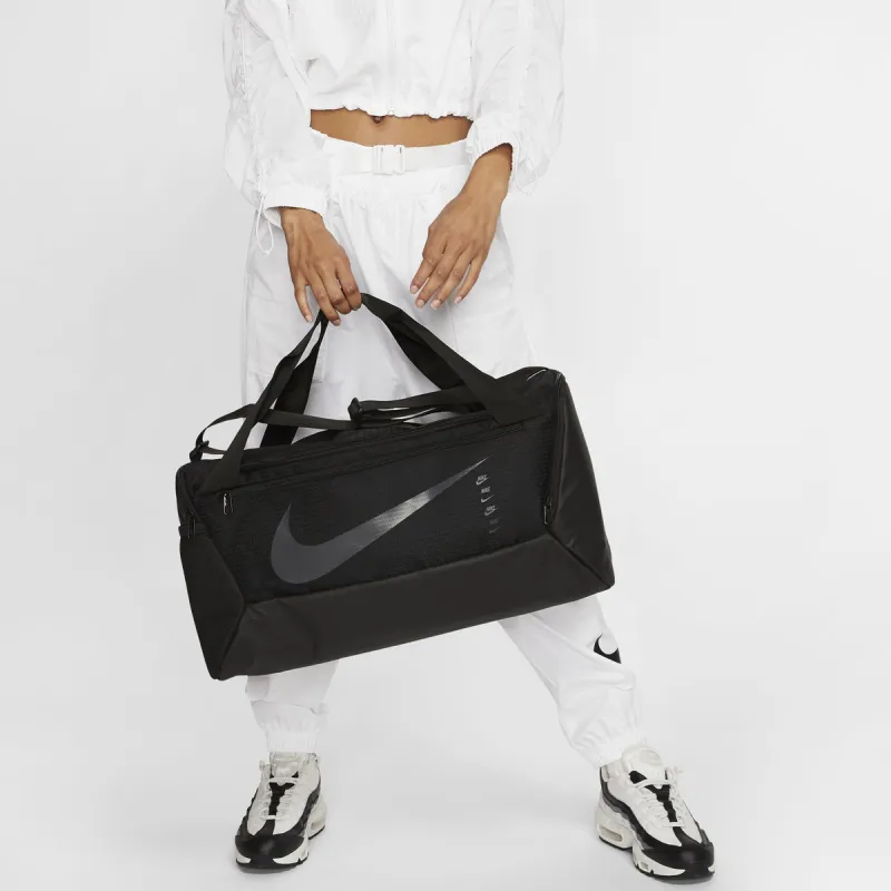Nike Polyester Handbag Travel Bag Gym Bag Large Size Unisex Pure Black-4