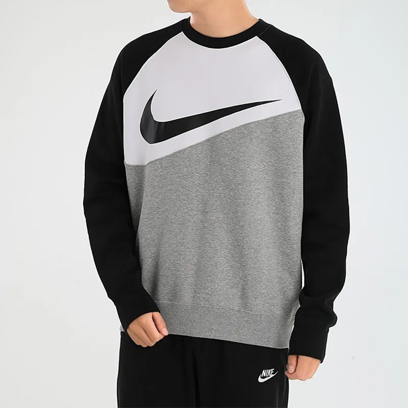 Nike Sweatshirts Men Black Gray Color-2