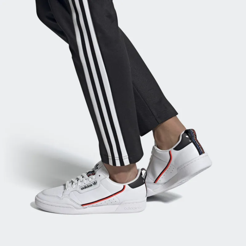 Adidas Continental 80 White Solar Red-5