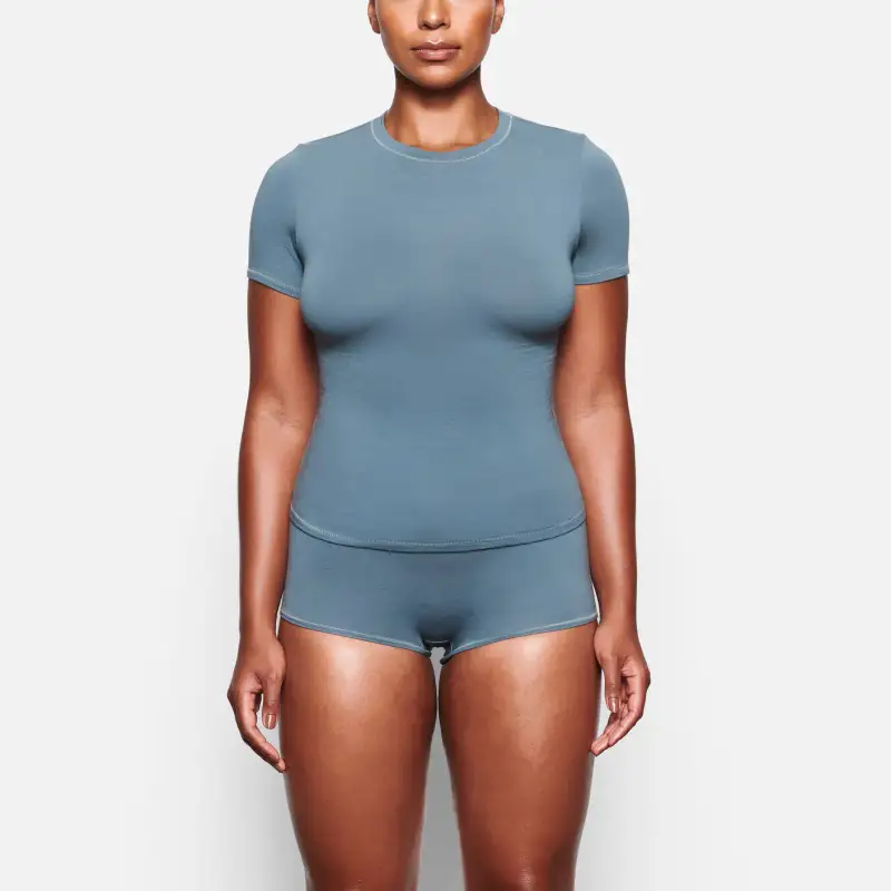 Skims T Shirts Women's Lake Blue-1