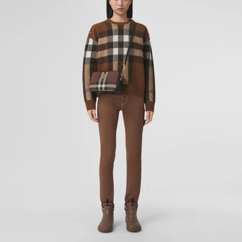 Burberry Check Wool-cashmere Jumper-2