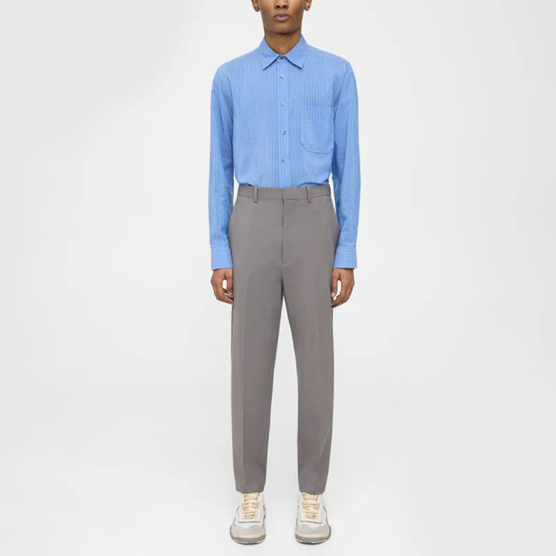 THEORY Designer Co authored Collection Casual Pants Men Mud Brown-1