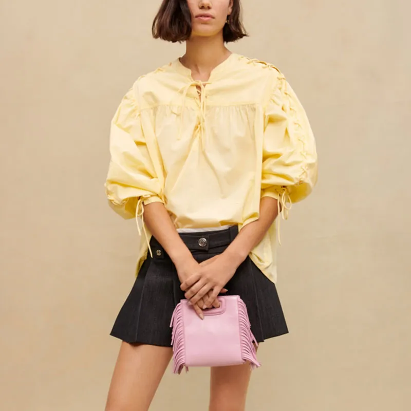 Maje Shirts Women's Yellow-1