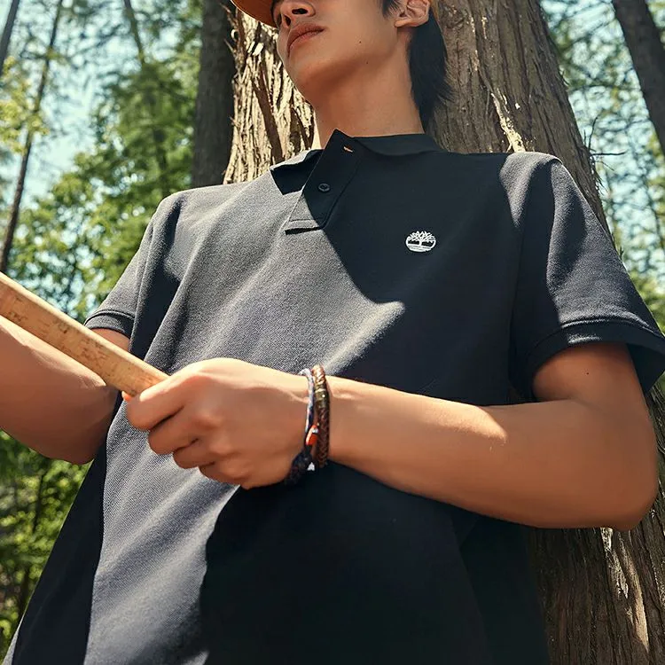Timberland Polo Shirt Men's Black-8