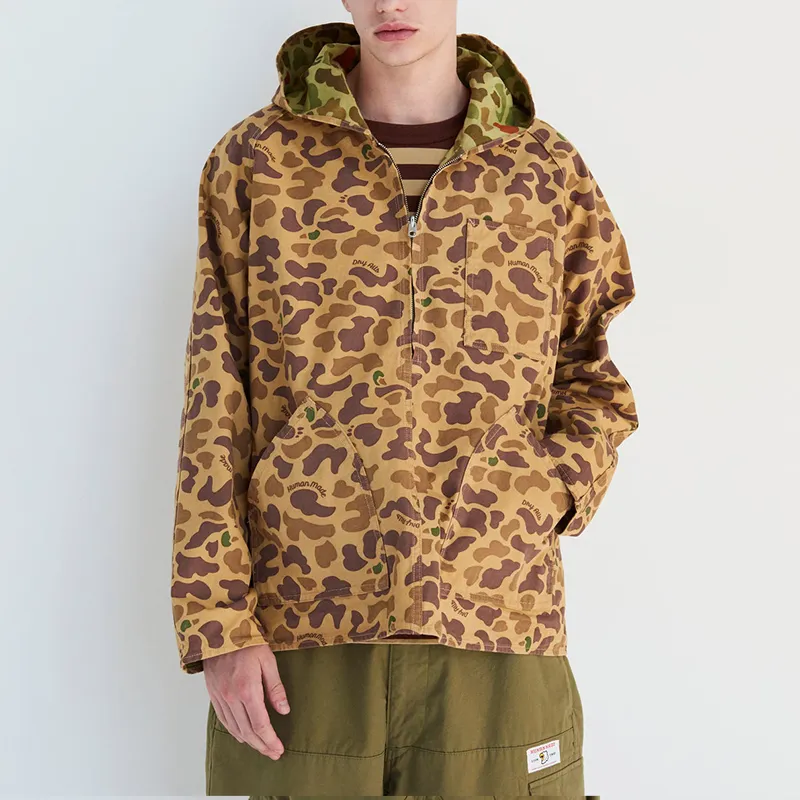 HUMAN MADE Military Style Series Jackets Unisex Olive Green-6