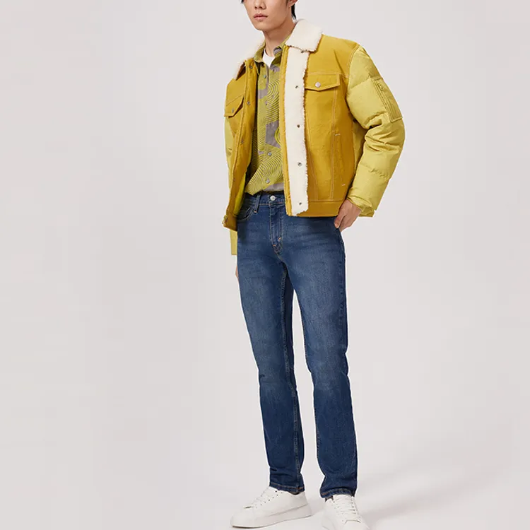 Levi's FW22 Down Jacket Men's Yellow-2
