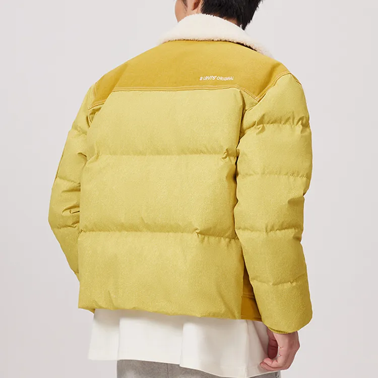 Levi's FW22 Down Jacket Men's Yellow-1