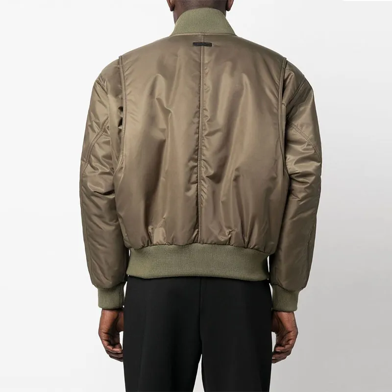 Fear Of God Zip up Wool blend Bomber Jacket-2