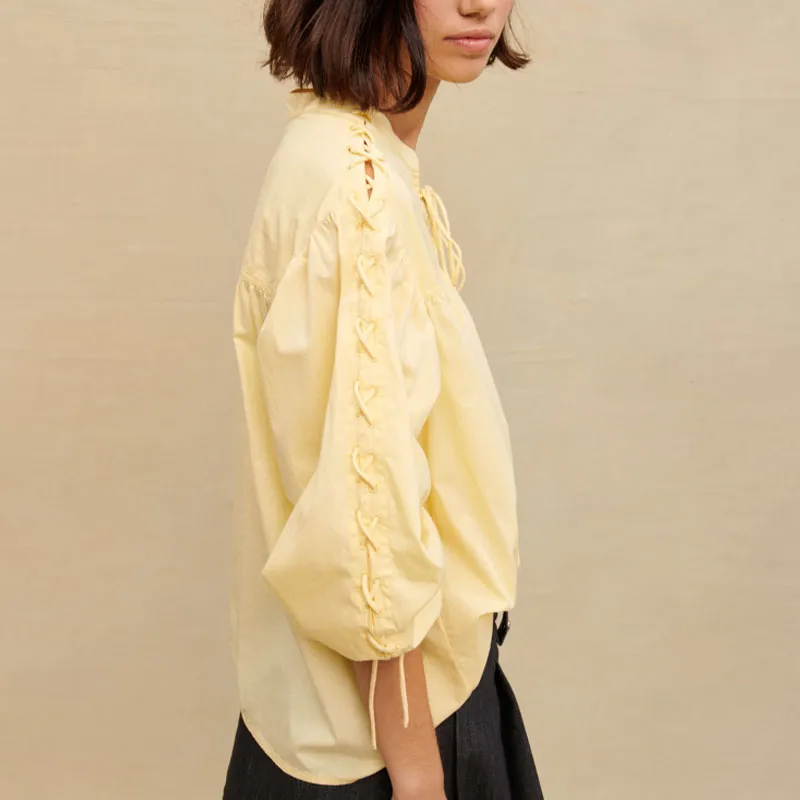 Maje Shirts Women's Yellow-3