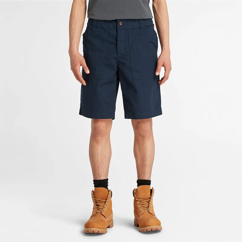 Timberland Casual Shorts Men Navy Blue-1