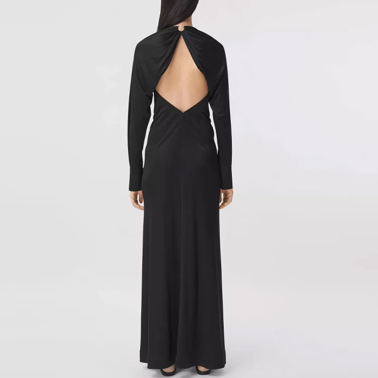 Burberry SS21 Evening Dress Women's Black-3