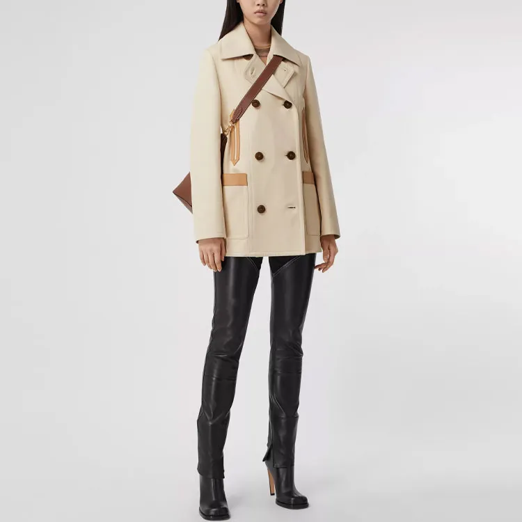 Burberry SS21 Jackets Coats Women's Beige-4