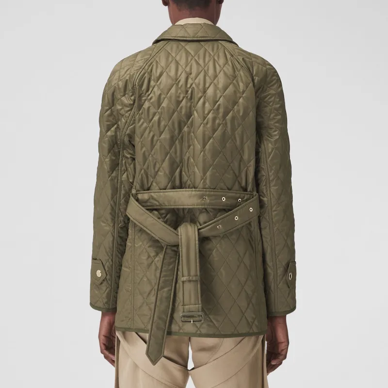 Burberry Jackets Women's Dark Fern Green-2