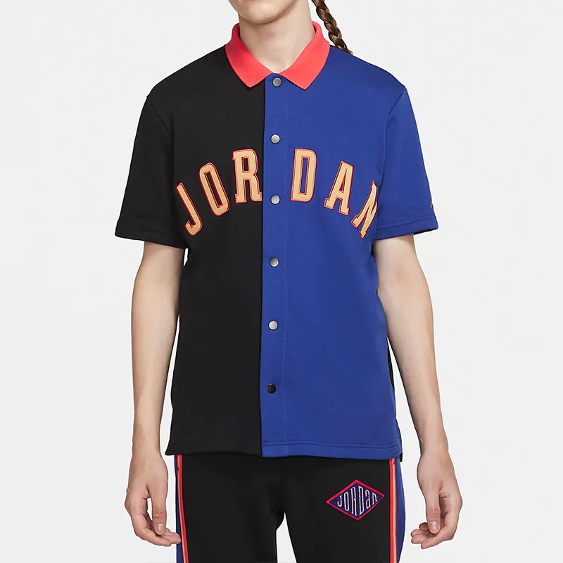 Jordan T Shirt Men's Black Blue-3