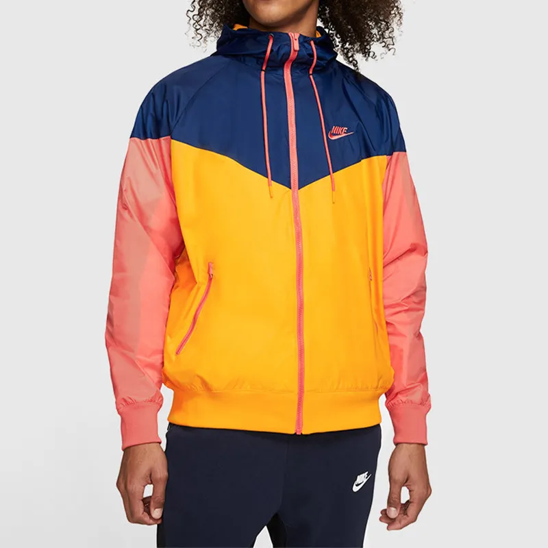 Nike Jackets Men Yellow Blue Multicolor-2
