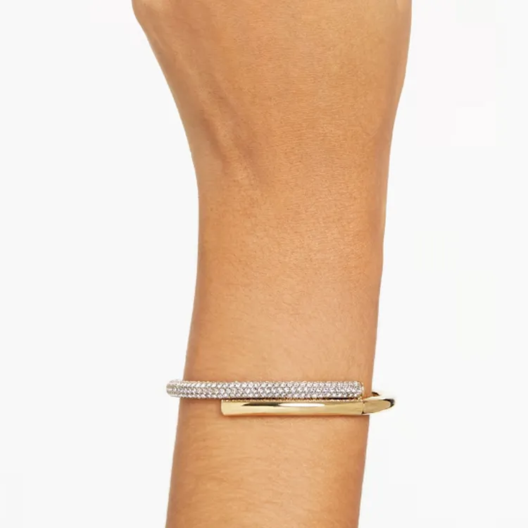 Swarovski Dextera Crystal embellished Bangle Bracelet-4