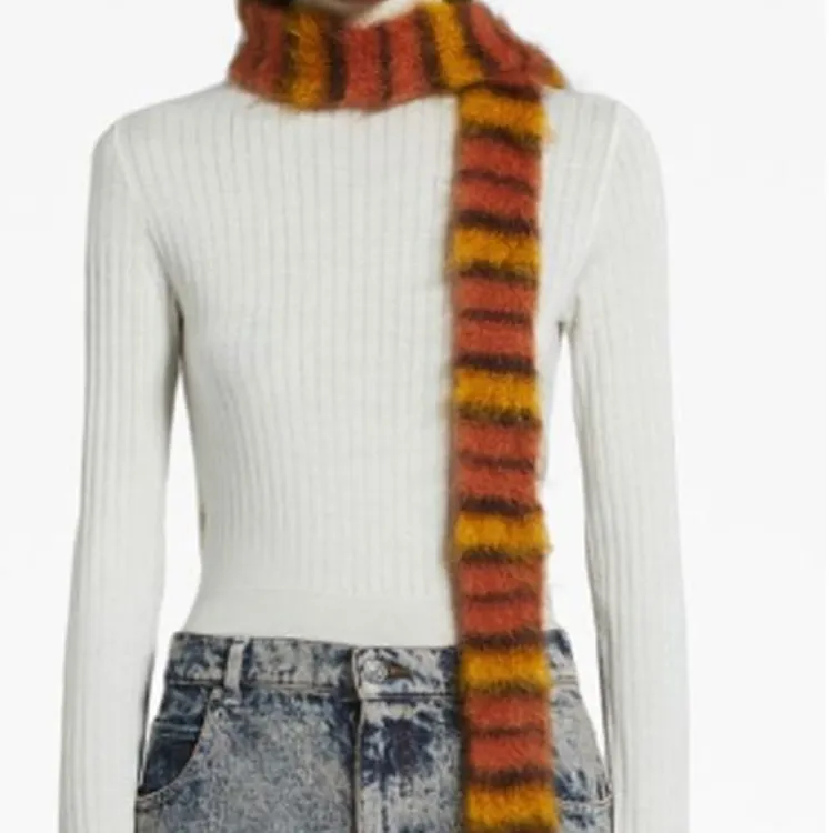 MARNI Brushed Mohair And Wool Scarf-1