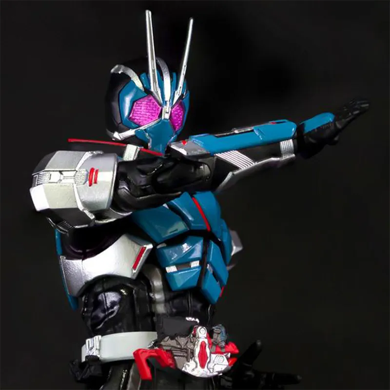 BANDAI Soul Limit Shf Kamen Rider 01 Zero One Hurricane Beetle Flying Thunder Poseable 14.5cm Scale Figures-2