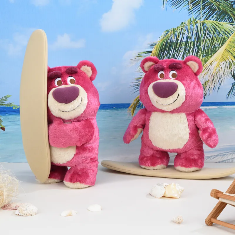 SEGA Toy Story Lotso Surfing Lotso Version A Purple Dolls Plush Doll 28cm High-1