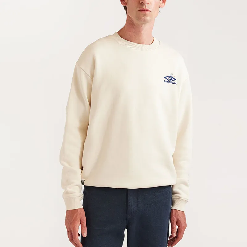Umbro X Percival Co branded Series Sweatshirts Men Natural-3