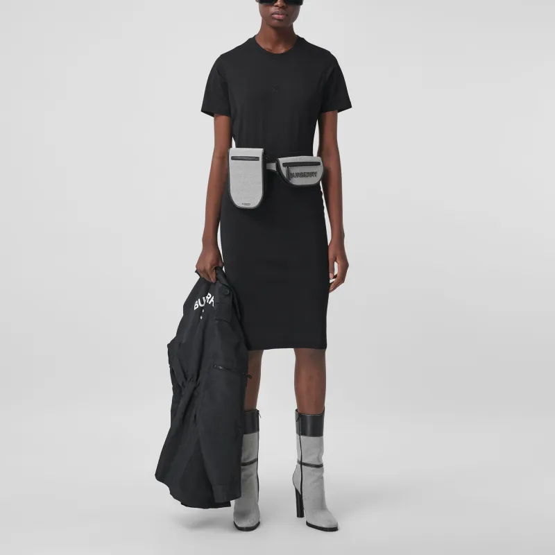 Burberry SS21 Casual Long Skirt Women's Black-1