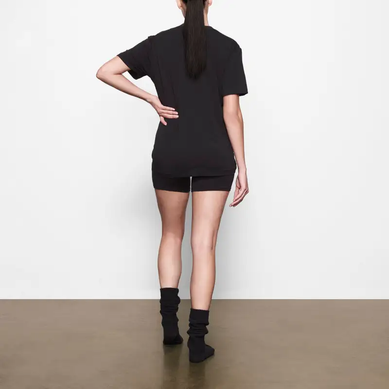Skims Boyfriend T shirt Onyx-2