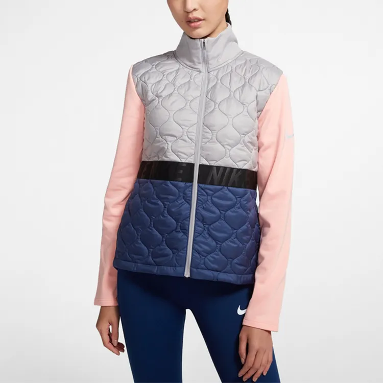 Nike Cropped Coats Women's Pink/Blue-2