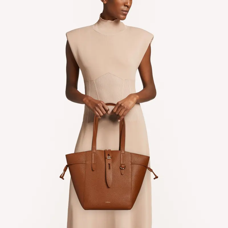 Furla Net Logo Printed Tote Bag-4
