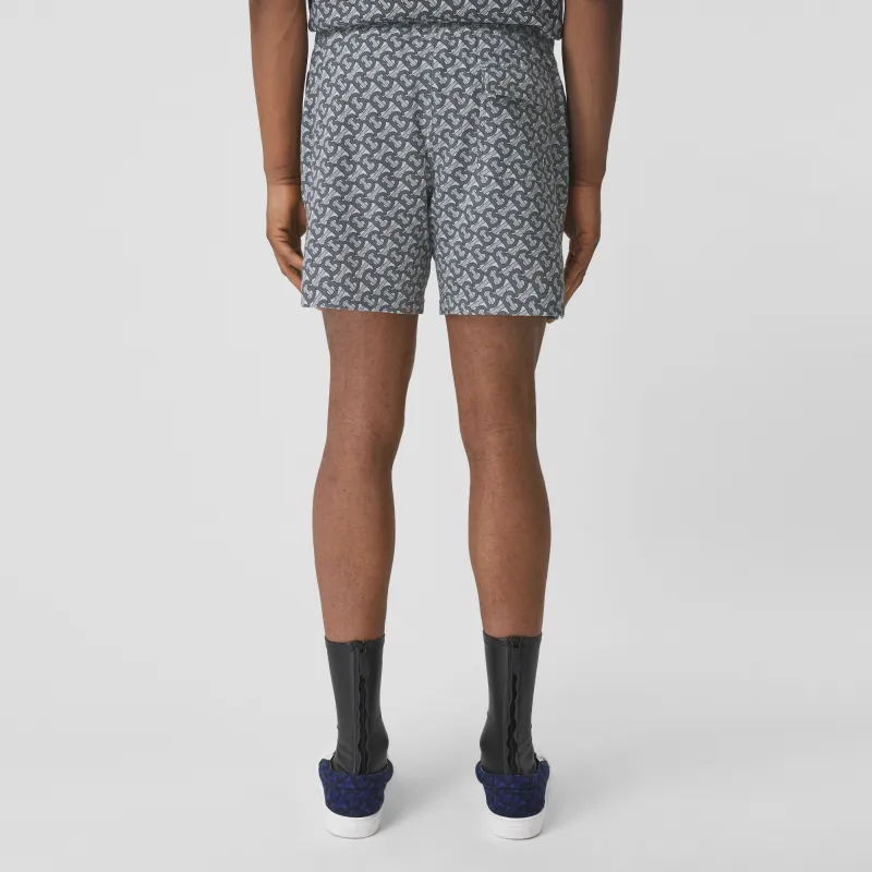 Burberry Casual Shorts Men Gray-3