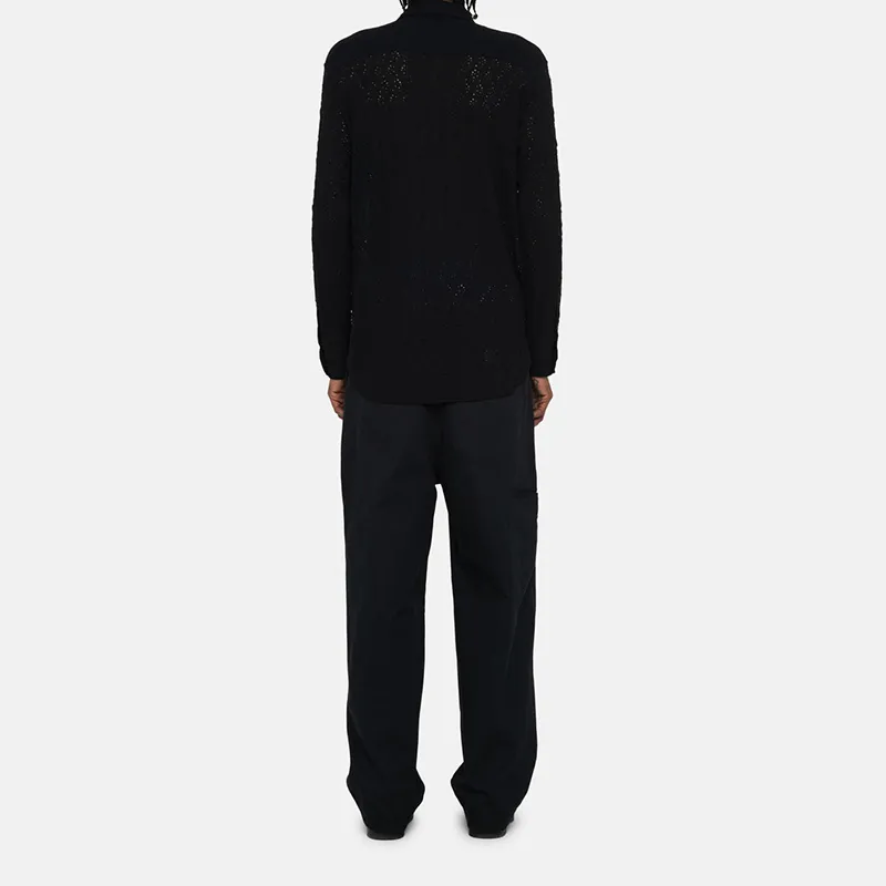 Stussy Lace Long Sleeve Shirt-3