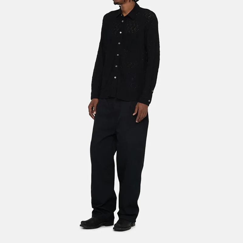 Stussy Lace Long Sleeve Shirt-4