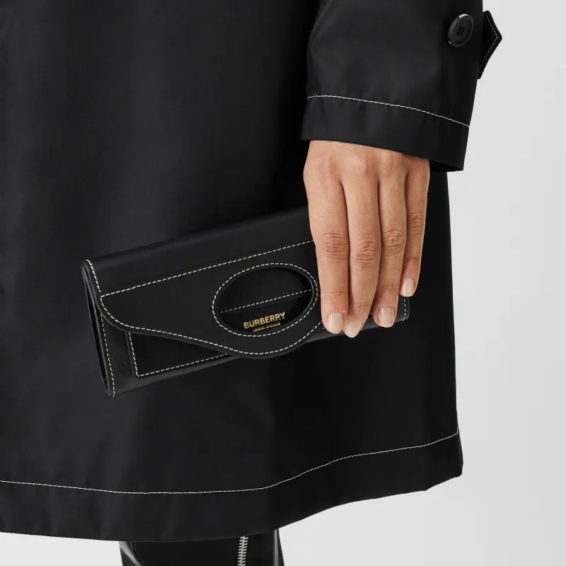 Burberry Pocket Bag Sheepskin Tote Bag Shopping Bag Handbag Shoulder Bag Crossbody Bag Clutch Mini Unisex Black-11