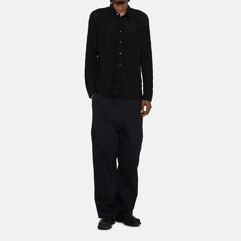 Stussy Lace Long Sleeve Shirt-5