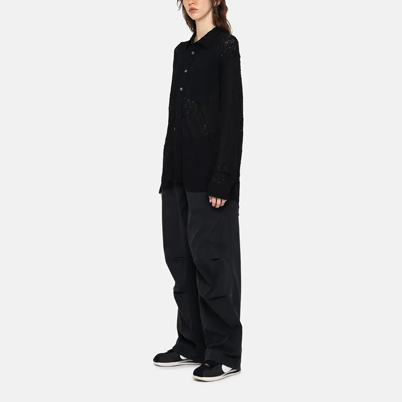Stussy Lace Long Sleeve Shirt-6