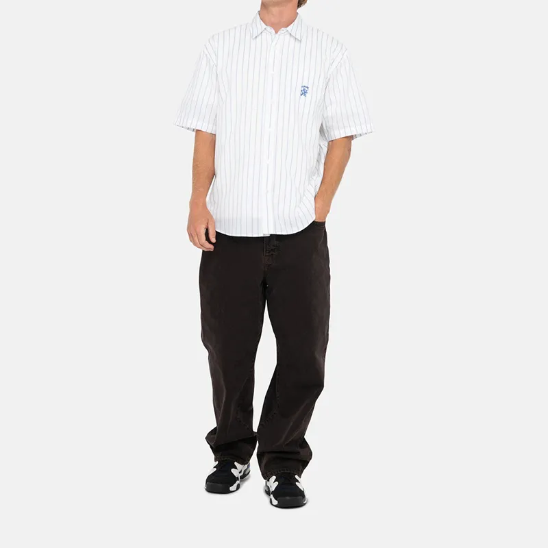 Stussy Boxy Striped Shirt-3