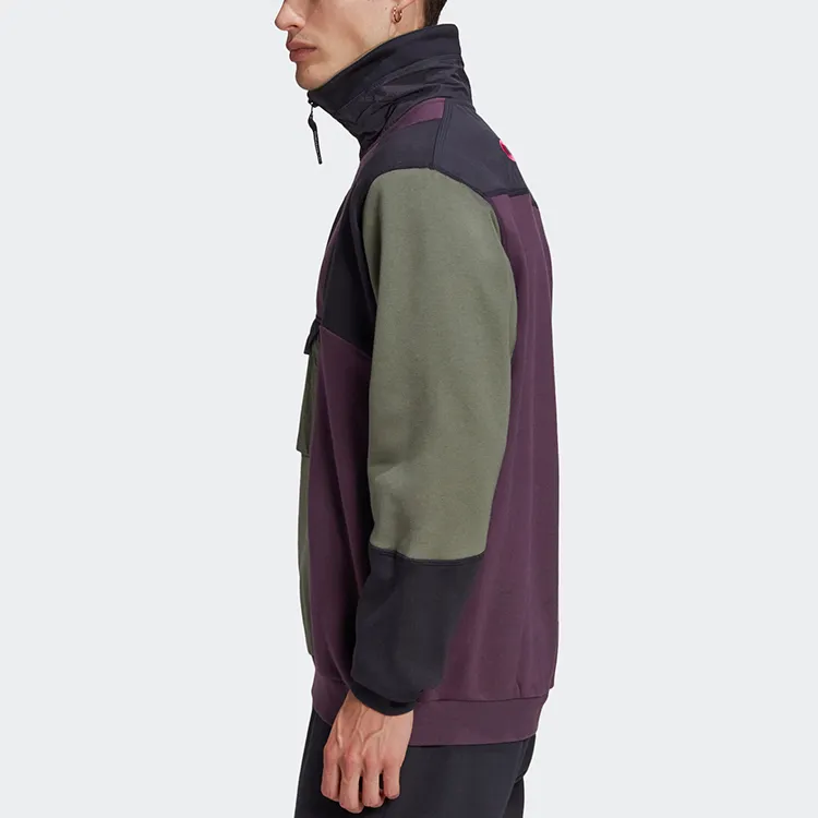 Adidas Originals Sweatshirts Men Black Green Purple Multicolor-3