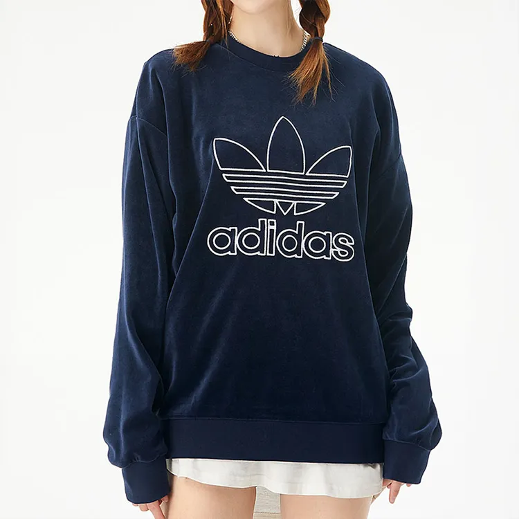 Adidas Originals CREW SWEATSHIRT Sweatshirts Women's Navy Blue-2