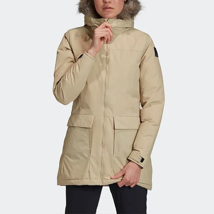 Adidas MYSHELTER Puffer Jackets Women's Khaki-2