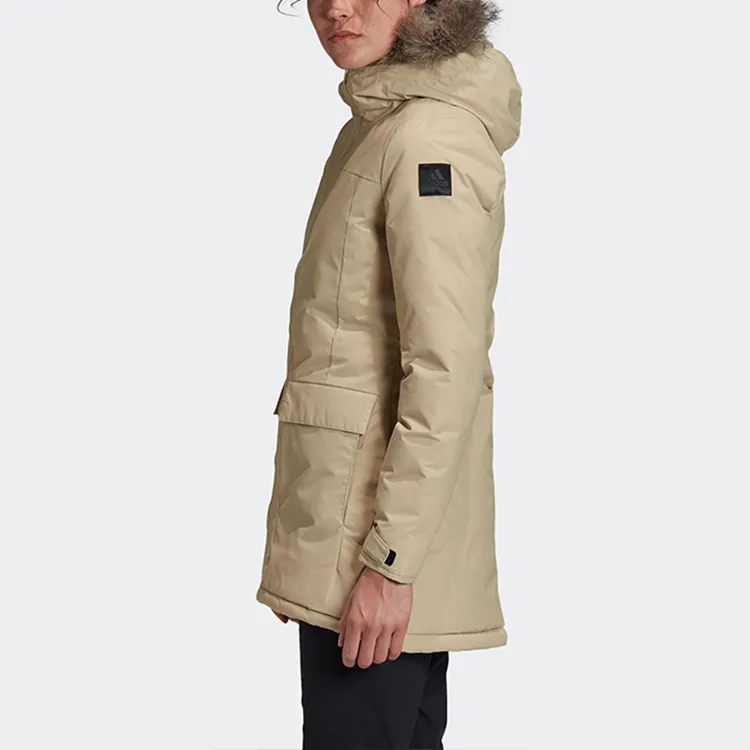 Adidas MYSHELTER Puffer Jackets Women's Khaki-4
