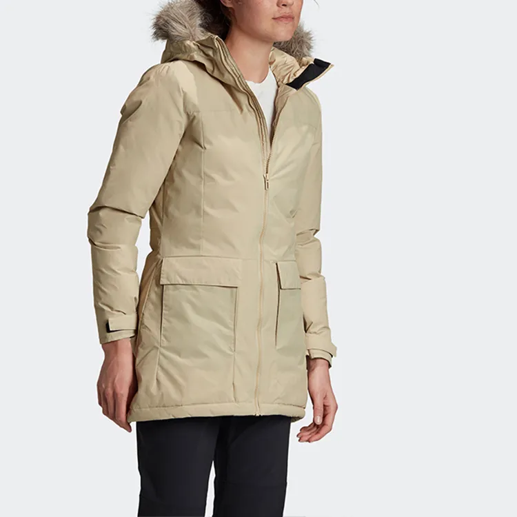Adidas MYSHELTER Puffer Jackets Women's Khaki-5