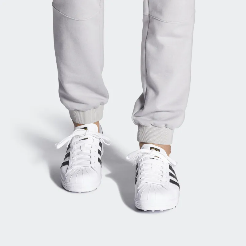 Adidas Golf Superstar White Black-6