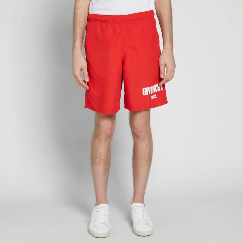 Givenchy Swimming Shorts Men Red-3