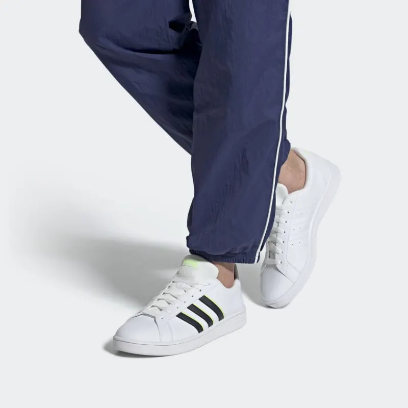 Adidas Neo Grand Court Base 'White Black Green'-6