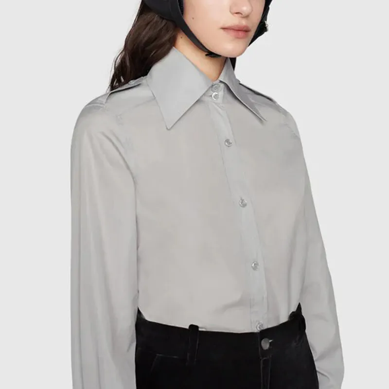 GUCCI Shirts Women's Gray-3