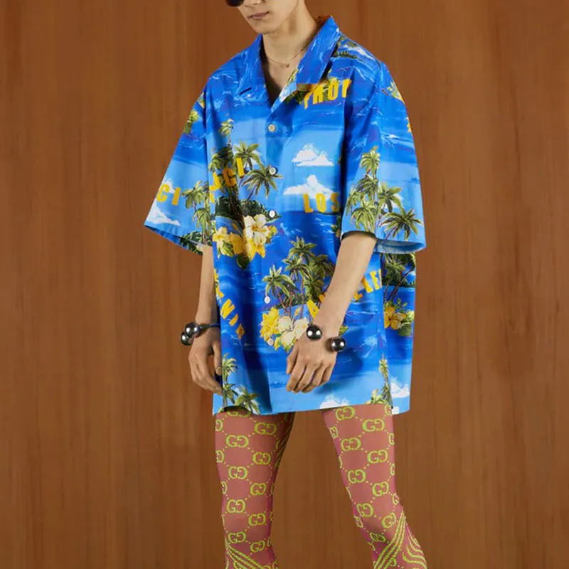 GUCCI Printed Cotton Bowling Shirt-4