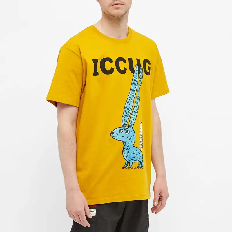 GUCCI T Shirts Men Yellow-2