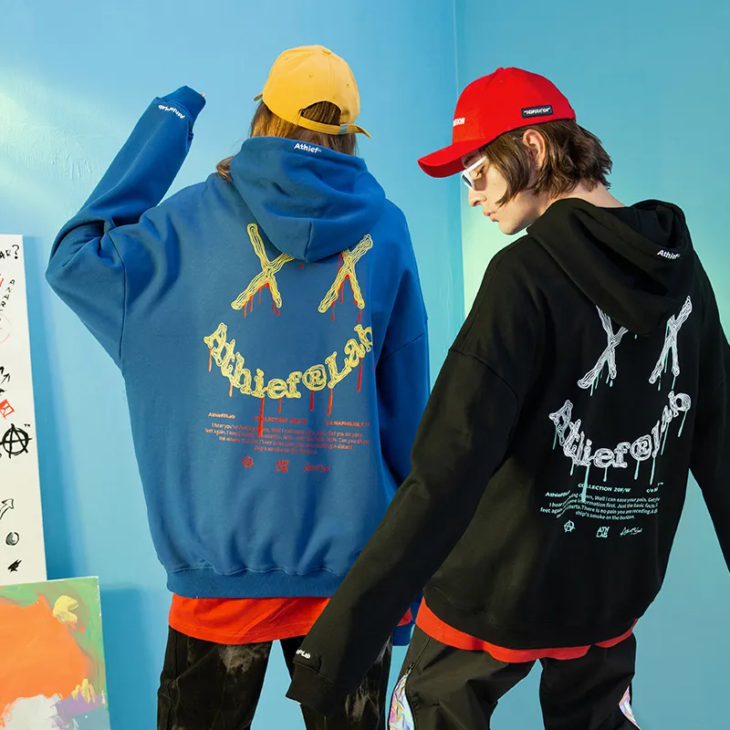 Athief Hooded Loose Fit Sweatshirt Unisex-6