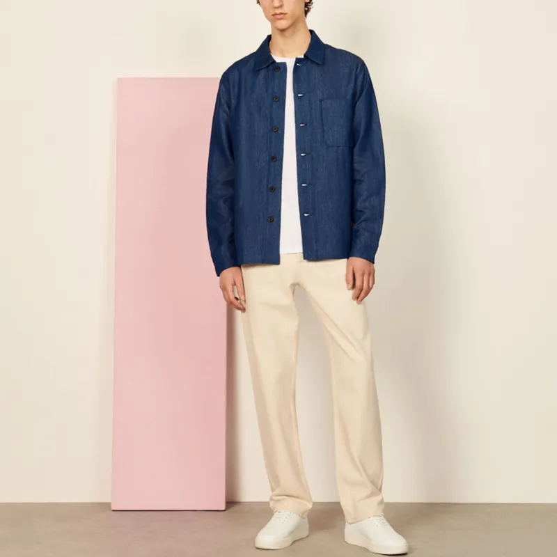 Sandro Shirts Men Blue-1
