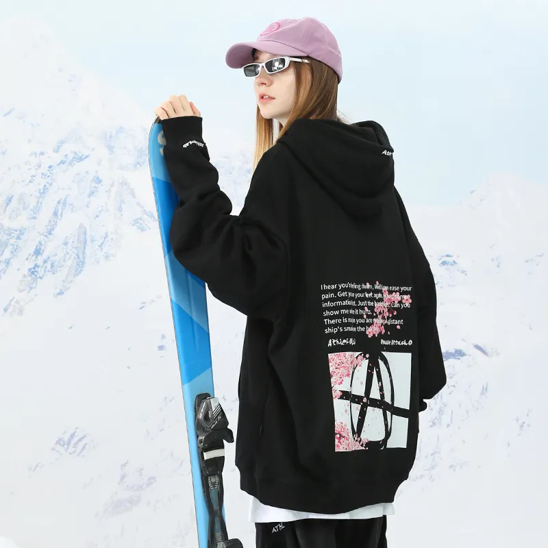 Athief Hooded Loose Fit Regular Sweatshirt Unisex-2